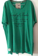 CAMP  DAVID    Herren T- Shirt  Grün XL Aufschrift