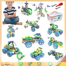 STEM Lernspielzeug Elektrischer Baukasten 10 in 1 Geschenk für Kinder 5-8 Jahre