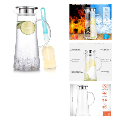 Susteas liter glaskaraffe - 1.5,
