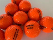 20 Golfbälle orange unbenutzt