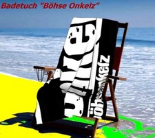 BÖHSE ONKELZ, Strandtuch, Badetuch, Decke, Reise Mikrofaser Handtuch, Groß, NEU