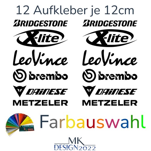 Sponsoren aufkleber motorrad - aufkleber,