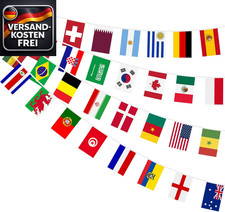 Fußball WM Flaggenkette 32