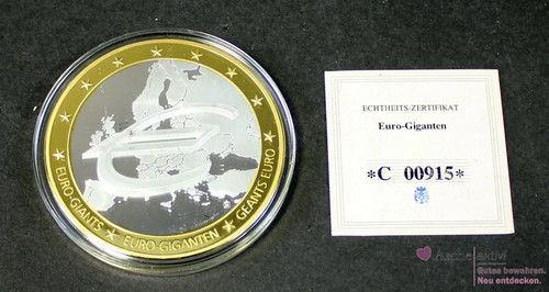 Große medaille 10 - 70, mm,