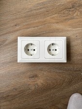 Berker K1 Unterputz 2-fach Steckdose Schuko Doppelsteckdose Polarweiß