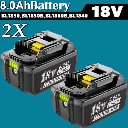 18v 0ah für makita - 2x, 18v/8,0ah