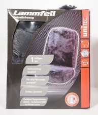 uniTEC Lammfell Autositzbezug 1-tlg, Set echtes Lamfell Auto Fell Sitzbezug OVP