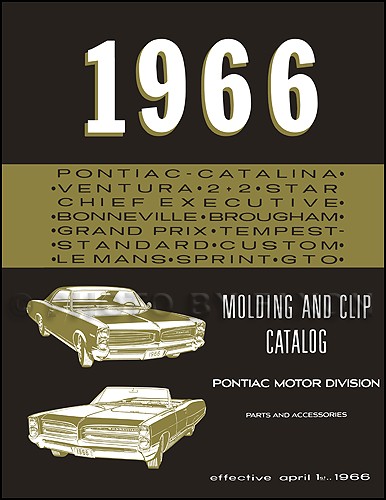 1966 pontiac teilekatalog - pontiac,
