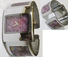 Retro Uhr Armband starr rosa