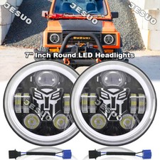 New Pair 7" inch Round LED