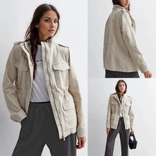 Neu New Look Canvas-Damenjacke