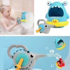 Badewannenspielzeug Krabbe/Hai, Kinder Badespielzeug, Schaummaschine Badekrabbe