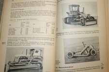 Fachbuch Baumaschinen DDR Radlader Mischer Verdichter Raupe Fördertechnik