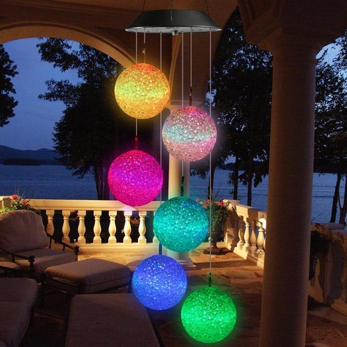 Solar windspiel garten led - 6,