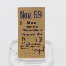 Fahrkarte Monatskarte Nov 69