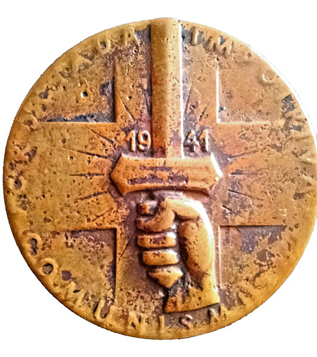 Medaille romania 1941 bronze - romania,