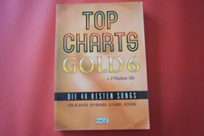 Hage Top Charts Gold Band 6 (mit 2 CDs) .Songbook Notenbuch .Piano Vocal Guitar