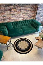 Perforierter schwarzer