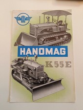 Original Prospekt Hanomag Planierraupe K 55 E Baustelle Bau Raupe N13