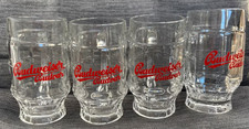 4x Budweiser Budvar Bierkrug Glas Krug Seidel 0,2l Gläser Bierglas Krüge