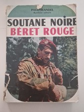 Soutane noire béret - soutane, rouge