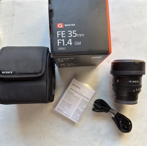 Sony 35mm 4 gm - f1.4,
