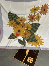 Grés de Paris Seidentuch Fine Vintage Seiden Motiv Carre 80er NOS OVP #425