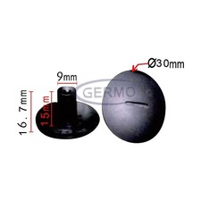 10 x BefestigungsClip