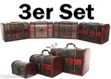 3 stück Schatztruhen Kasten