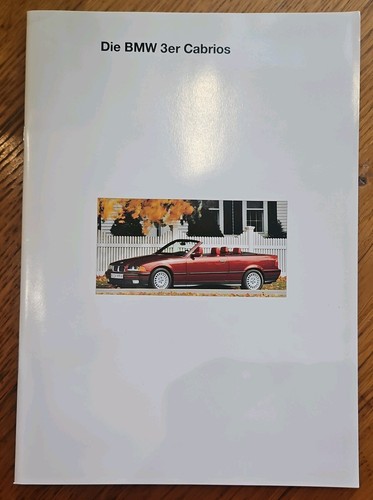 Bmw 3er cabrio prospekt - e,