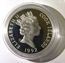 Cook Island 5 Dollars 1992