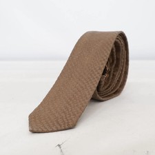 Echt Leder, Krawatte, Herren, Braun -6jv