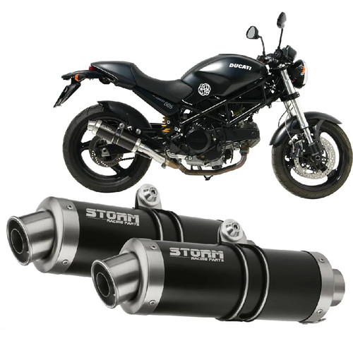 Auspuff storm mivv black - auspuff,