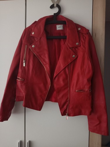 Damen lederjacke rot größe - damen,
