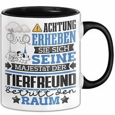 Tierfreund geschenk tasse - tierfreund,