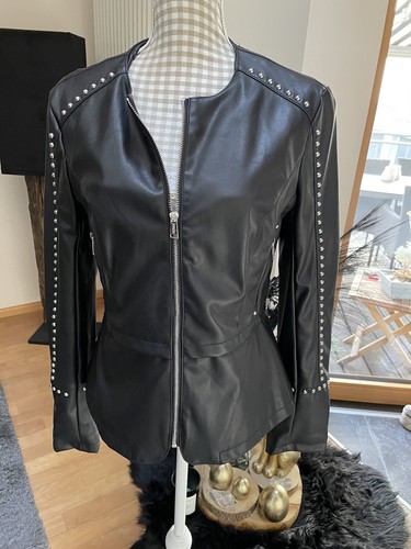 Guess lederjacke nieten - lederjacke,