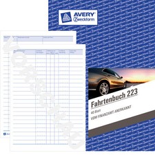 AVERY / ZWECKFORM Fahrtenbuch 223 A5 40 Blatt