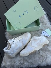 OFF White Out of Office Low Slim | Weiß | Größe UK11 EU45 | Beige OOF Arrow