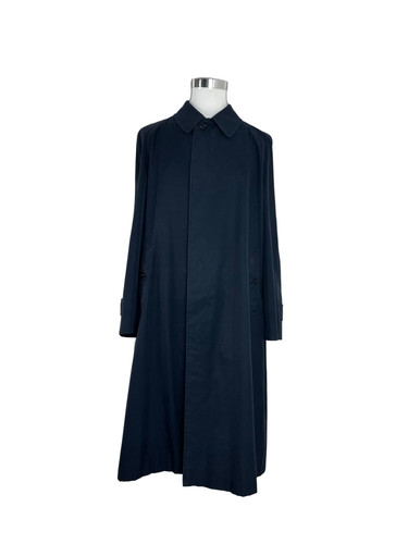 Vintage burberry car coat navy - car,