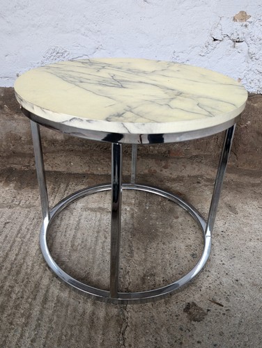 Vintage chrom couchtisch 70er - vintage,