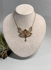 Jugendstil granat peridot - granat,