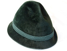 LODENHUT  Allgäuer Velourhaar Dreispitz Haarfilzhut Trachtenhut, Größe etwa 58