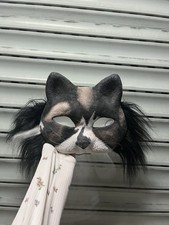 Therian Maske und Schwanz Wolf Maske für Maskerade Halloween Party Kostüm