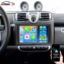 2+64G Apple Carplay Android 15 Autoradio Für Smart Fortwo 451 2005-2010 GPS Navi