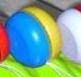 Holzspielzeug blau gelb - yo-yo, blau-gelb