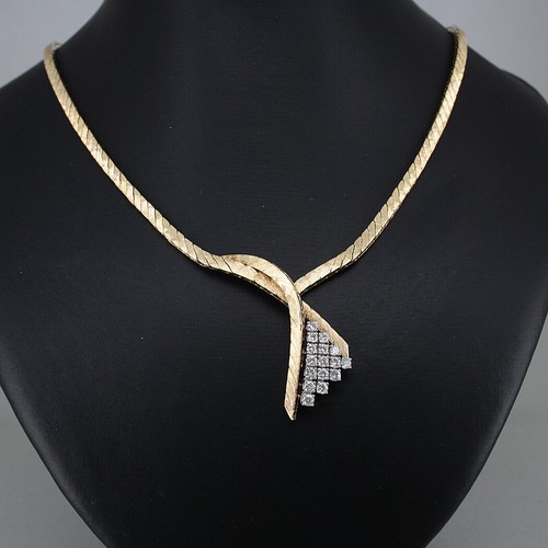 Collier 750 18k gelbgold - collier,