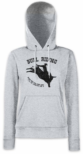 Bull riding damen hoodie - riding,