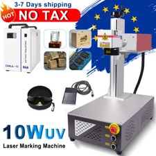 10W UV Laser Marking Machine Water Cooling For Wood Glass Metal Nonmetal DE Ship