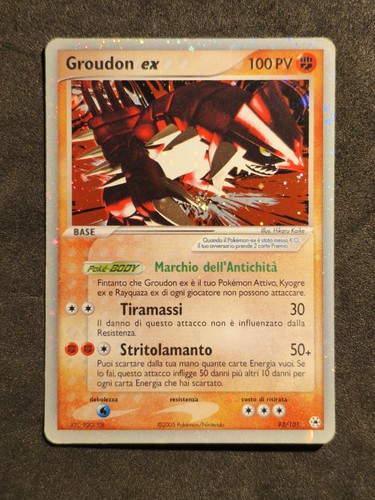 Pokémon groudon 101 - groudon, 93/101