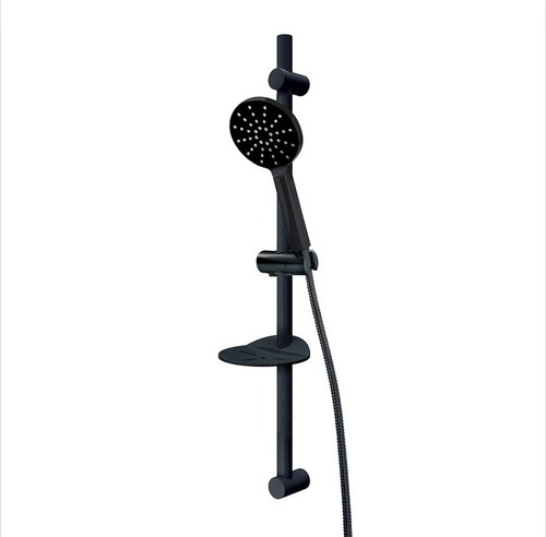 Duschset slim neo black matt - duschset, 5